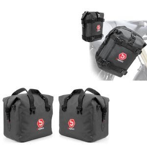Set Sturzbugeltaschen 2x 6Ltr + Set Innentaschen Alukoffer 35-45L