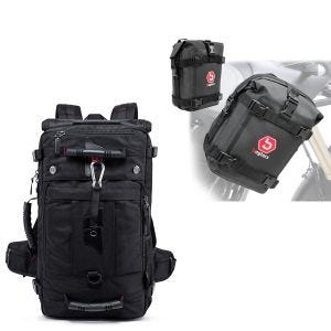 Sac à dos 35Ltr + set sacoches crash bar 2x 6Ltr
