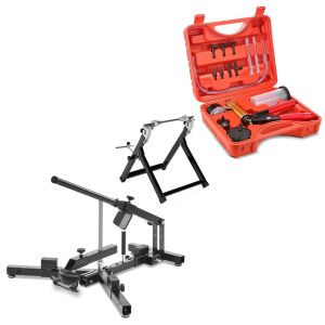 Bremsenentluftungsgerat Vakuumpumpe + Set Reifenmontiergerat 12-21"