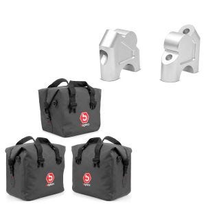 Lenkererhöhung 30mm + Innentaschen für Alu Koffer Topcase passend für BMW R 1250 GS / Adventure 19-24