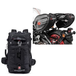 Rucksack Hecktasche 45Ltr + Seitentaschen CRB 40-60 Liter Volumen