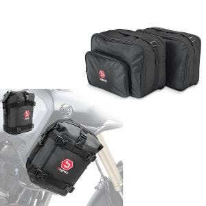 Paire de sacoches pare-chocs 6L + sacoches intérieures Vario case compatible avec BMW R 1250 GS / Adventure 19-24
