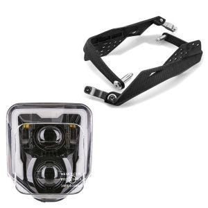 Handprotektoren + LED Scheinwerfer passend für Husqvarna 701 Supermoto 15-24