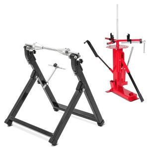 Reifenmontiergerat rot + Wuchtbock WU-2 Auswuchtgerat