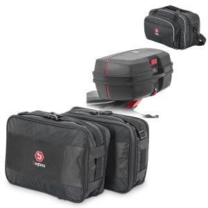 Set top case + sac intérieur 45L + sacoches intérieures Vario compatible avec BMW R 1200 GS / Adventure 04-12