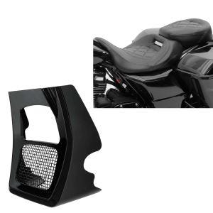 Set: Sitzbank passend für Harley Davidson Street Glide Special 15-23 Craftride RH3 schwarz + Bugspoiler passend für Harley Davidson Street Glide Special 17-23 Ölkühlerabdeckung Craftride OV2 schwarz