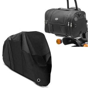 Abdeckplane passend für Honda Gold Wing 1500 / 1800 XXXXL + Hecktasche RB1 Gepäckrolle 24-30Ltr