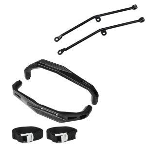 Poignée de maintien passager compatible avec Yamaha Tenere 700 19-24 + stabilisateur de pare-brise anti-pompe
