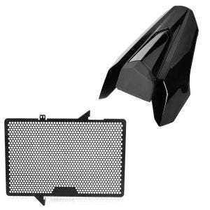 Kühlerabdeckung passend für Honda CB 650 R 19-20 Kühlergrill KG1 + Soziusabdeckung