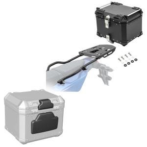 Patin arrière top case alu + set top case alu + support compatible avec Yamaha Tenere 700 19-24 XB45