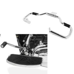 Trittbretter Fahrer passend für Yamaha XVS 650 A Drag Star Classic FB2 + Sturzbügel chrom