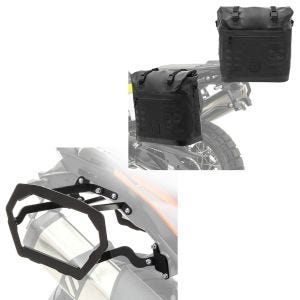 Kofferträger passend für KTM 1290 Super Adventure R / S 2017-2020 + 2xSatteltasche IPX 35L wasserdicht paar
