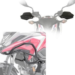 Protège-mains compatible avec Honda NC 750 S / X 14-24 Protège-mains L + barre de protection