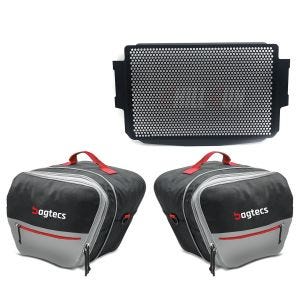 Kühlerabdeckung passend für Yamaha Tracer 9 / GT 21-24 + Innentaschen Set