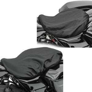 Set: Housse de siège compatible avec Harley Davidson Touring 09-24 Housse de selle étanche SAW1 + Solo Housse de siège compatible avec Harley Davidson Touring 08-24 Housse de selle étanche SAW2