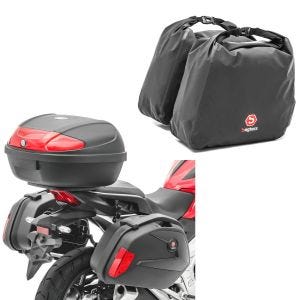 Koffer Set + Topcase passend für Honda CB 500 F / X SK22 + Seitenkoffer SC22 Innentaschen