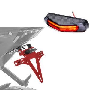 Kennzeichenhalter passend für Ducati Multistrada V4 / S + LED Kennzeichenhalter Rücklicht