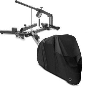 Set: Démonte pneu moto / changeur de pneus 12-21" MD4 ConStands avec Housse Moto XL Bache moto imperméable en noir
