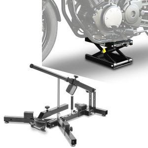 Set: Démonte pneu moto 12-21" MD4 ConStands avec Moto Pont elevateur ciseaux Mid-lift M noir 500kg noir