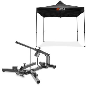 Set: Démonte pneu moto 12-21" MD4 ConStands avec Pavillion pliable 3x3m / tente de course pour la piste MOTEA