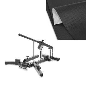 Set: Démonte pneu moto 12-21" MD4 ConStands avec Housse de Selle Moto Tissu Simili Cuir XL 140x100cm Renovation