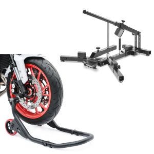 Set: Démonte pneu moto 12-21" MD4 ConStands avec Béquille d'Atelier Moto Avant Falcone Lève moto pour étriers doubles