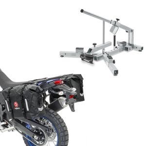 Set: Démonte pneu moto 12-21" MD4Z ConStands avec Sacoches cavalières moto laterales etanches WP8 2x30L