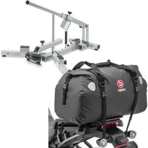 Set: Démonte pneu moto 12-21" MD4Z ConStands avec Sacoche de selle Moto arrière XF60 Dry Bag Etanche Volume 60l