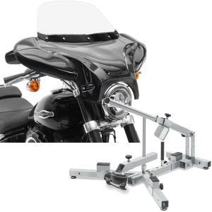 Set: Carenage Batwing pour Chopper et Custombikes Craftride avec Démonte pneu moto / changeur de pneus 12-21" MD4Z