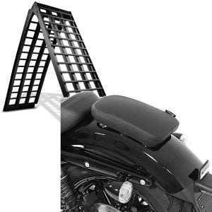 Set: Rampe de Chargement V nr en Alu max. 680 kg pli. pour Moto ConStands avec Selle Pouf pour Motos Custom Glider X nr