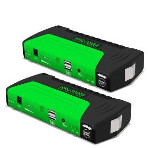 Set 2x Démarreur moto / Booster batterie Lumitecs SK1 Powerbank 50800mAh 12V