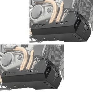Set 2x Sabot moteur compatible avec Harley Davidson Pan America 1250 / Special 21-24 noir pare moteur