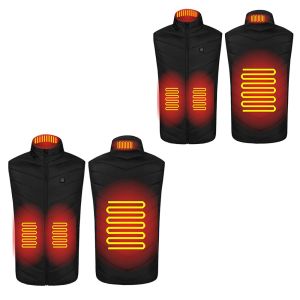 Set 2x Beheizbare Weste Größe L HW1 USB Heizweste Thermo Steppweste