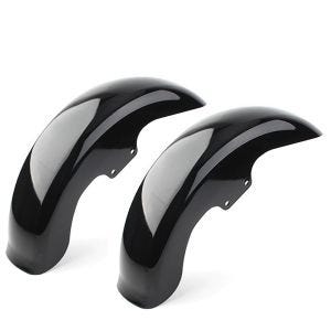 Set 2x Garde-boue compatible avec Harley Davidson Fat Boy 06-17 fender Craftride V4