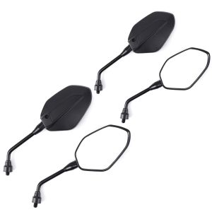 Set 2x Motorrad Spiegel mit E-Prüfzeichen Zaddox RSX3 Rückspiegel schwarz