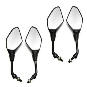 Set 2x Retroviseur moto ECE / Rétroviseur guidon universel Zaddox RS1 paire