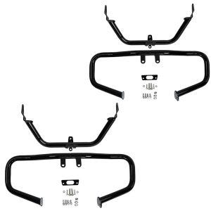 Set 2x Sturzbügel Chopped passend für Harley Davidson Road Glide 15-22 Motorschutz Craftride CH6 schwarz