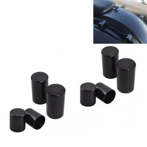 Set 2x Abdeckungen 4-Punkt Docking Kit passend für Harley Davidson Touring 09-24 Montagekit Cover Craftride CK1 schwarz