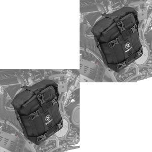 Set 2x Sacoche de protection Bagtecs S3B compatible avec moto étanche 6L