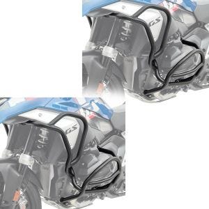 Set 2x Sturzbügel passend für BMW R 1300 GS 23-24 Motor Schutzbügel Motoguard KT19 schwarz