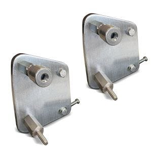 Set 2x Adaptateur pour ConStands Power Classic / Evo compatible avec Honda Hornet 750 23-25
