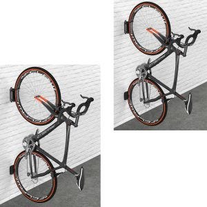 Set 2x Support mural compatible avec vélos pivotant Cranit Velocycle lift vertical FH1 noir