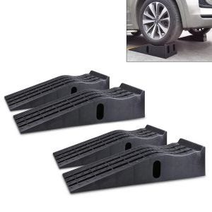 Set 2x Rampes d'accès voiture, 2 pièces, rampe Vanit AR1, 155 mm, porte-voiture, 2000 kg