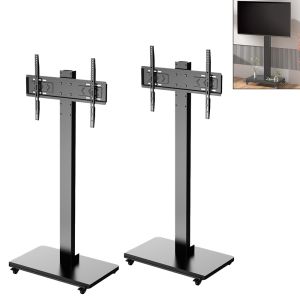 Set 2x Fernsehhalterung passend für 23" - 60" Divit FR1 Bodenstandfuß passend für TV schwarz