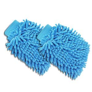 2er-Set Waschhandschuh Motorrad Pflegeset Cleaning Kit Tourtecs WH3