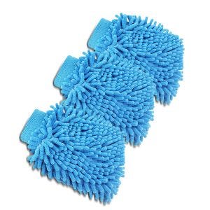 3er-Set Waschhandschuh Motorrad Pflegeset Cleaning Kit Tourtecs WH3