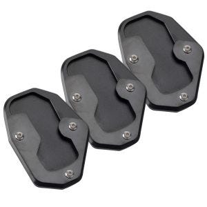 3er-Set Seitenständerfuß Verbreiterung passend für Harley Davidson Pan America 1250 / S 21-24 Craftride schwarz