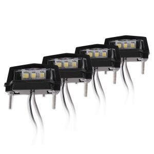 4er-Set Kennzeichenbeleuchtung Motorrad Zaddox T1 LED Kennzeichenleuchte