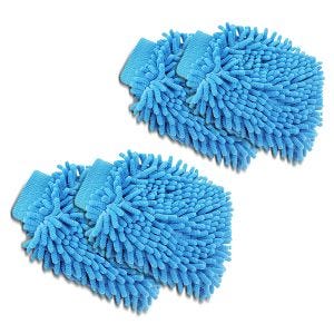 4er-Set Waschhandschuh Motorrad Pflegeset Cleaning Kit Tourtecs WH3