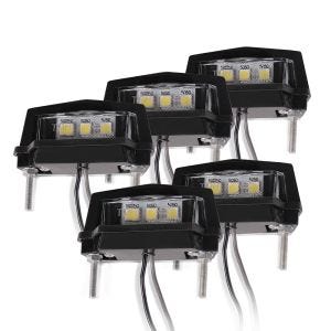 5er-Set Kennzeichenbeleuchtung Motorrad Zaddox T1 LED Kennzeichenleuchte